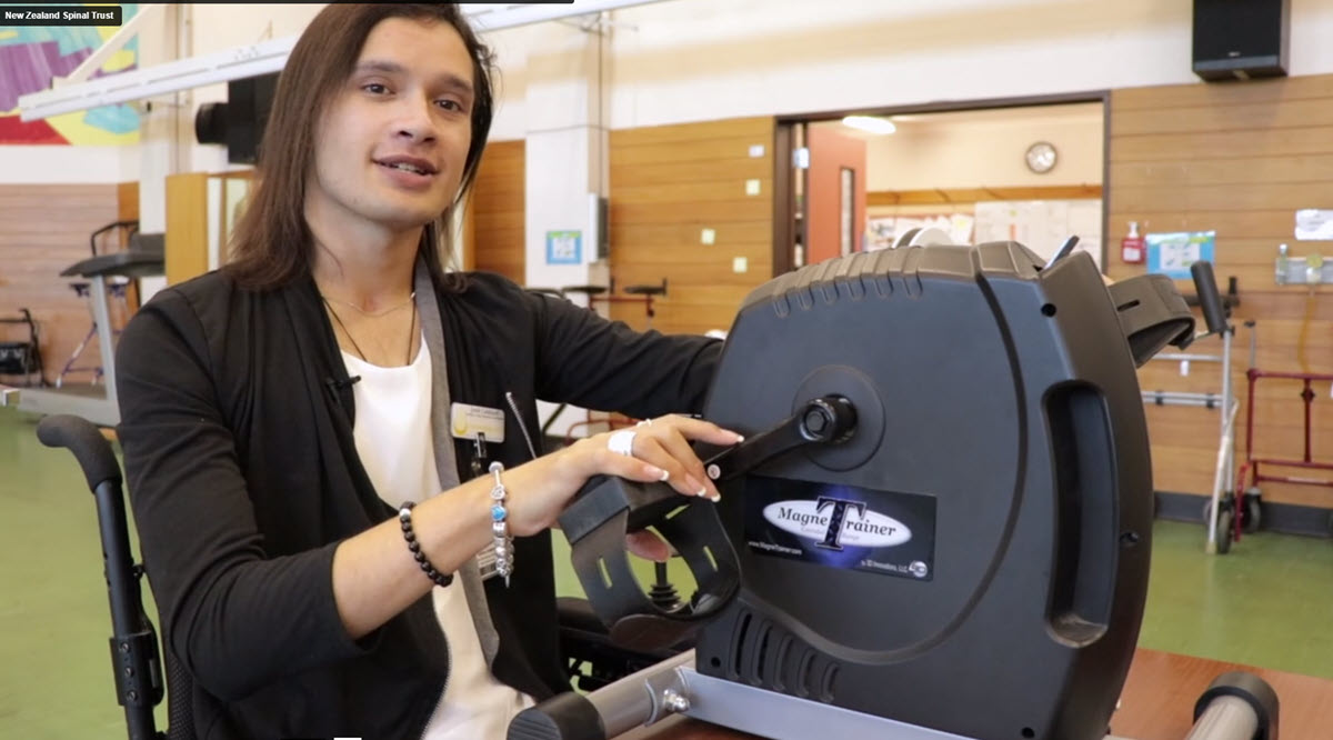 Stationery hand cycles for spinal cord injury 8 New Zealand Spinal Trust